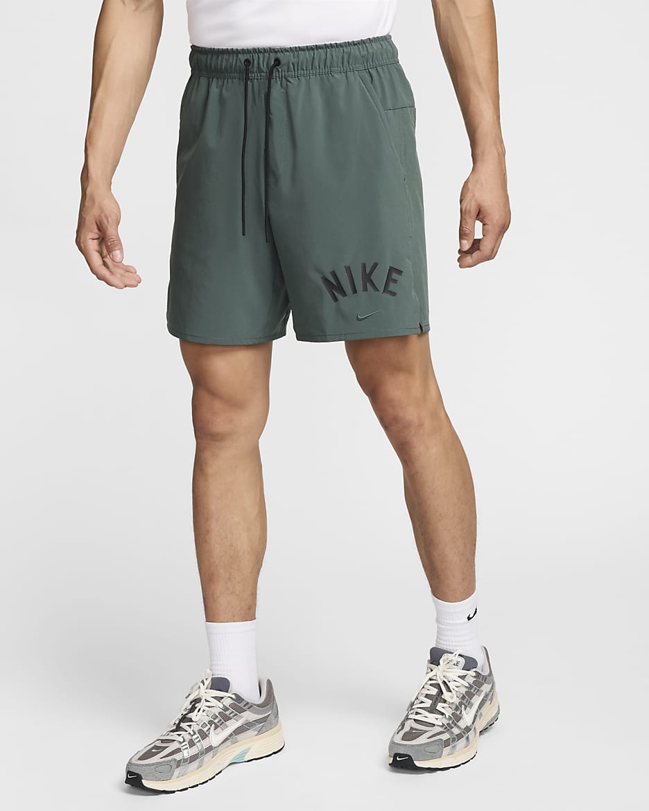 Nike Unlimited Swoosh Men s 7 Dri FIT Unlined Versatile Shorts. Nike